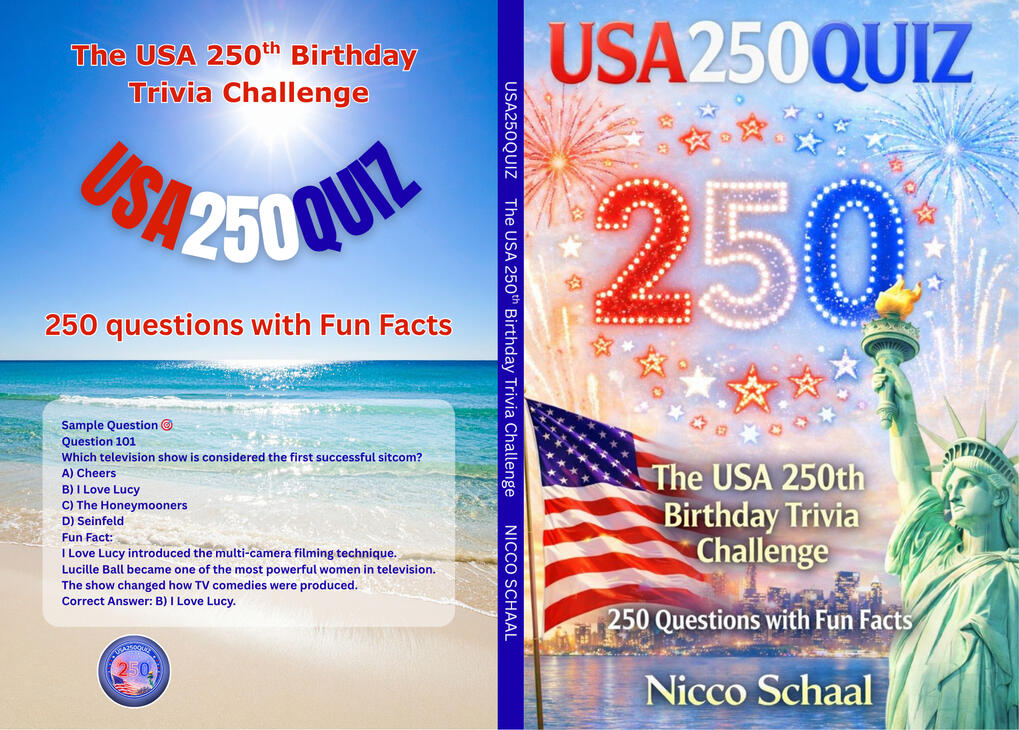 USA250QUIZ Front & Back Covers — Paperback Edition